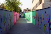 تلاش نیروهای خدمات شهری برای زیباسازی کهریزک | دیوارهای فرسوده رنگ گرفت!