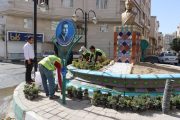 ادامه روند کاشت گیاهان فصلی توسط واحد فضای سبز شهرداری کهریزک