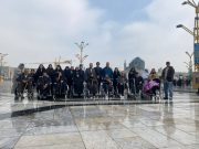 دیدار شهردار کهریزک با خانواده شهدا در مشهد مقدس